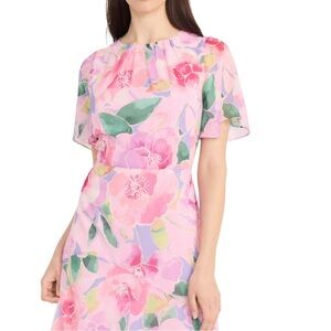 NWT Maggy London Selma Floral Midi Dress